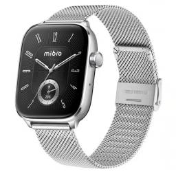 Smartwatch Mibro Fit   350mAh  c/2 Mallas  Plateado  XPAW027  by Xiaomi